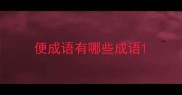 便成语有哪些成语