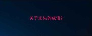 关于光头的成语