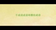 千成语成语有哪些成语