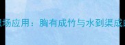 六字成语职场应用胸有成竹与水到渠成的沟通智慧