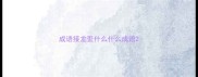 成语接龙歪什么什么成语