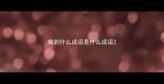 病到什么成语是什么成语