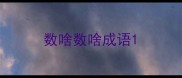 数啥数啥成语
