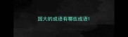国大的成语有哪些成语