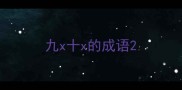 九x十x的成语