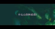 什么山剑林成语