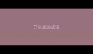 开头龙的成语