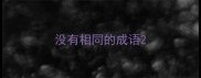 没有相同的成语