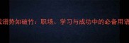 不可或缺的成语势如破竹职场学习与成功中的必备用语及运用指南