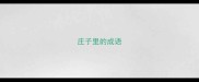 庄子里的成语