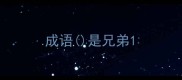 成语是兄弟
