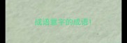 成语意字的成语