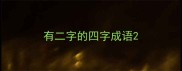 有二字的四字成语