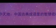 壶中天地中国古典成语里的智慧密码