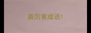 盾厉害成语