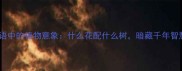 成语中的植物意象什么花配什么树暗藏千年智慧