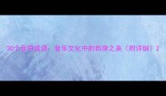 30个音符成语音乐文化中的韵律之美附详细
