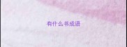 有什么书成语