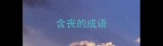 含丧的成语