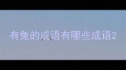 有兔的成语有哪些成语
