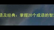 形容寻找的常用成语及经典掌握20个成语的智慧启示与应用技巧