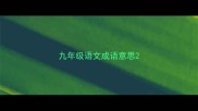 九年级语文成语意思