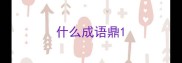 什么成语鼎