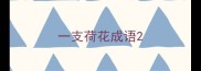 一支荷花成语