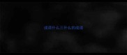 成语什么三什么的成语