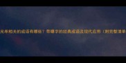 曝光率相关的成语有哪些带曝字的经典成语及现代应用附完整清单
