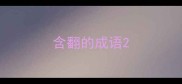 含翻的成语