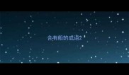含有船的成语