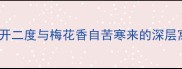 梅四字成语梅开二度与梅花香自苦寒来的深层寓意及文化内涵