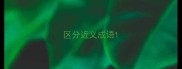区分近义成语