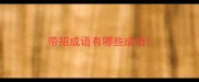 带招成语有哪些成语