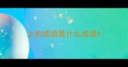 上的成语是什么成语