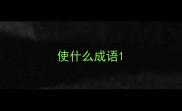 使什么成语