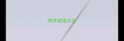 帅字成语大全