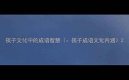 筷子文化中的成语智慧筷子成语文化内涵