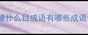 糠什么目成语有哪些成语