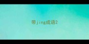 带jing成语