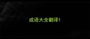 成语大全翻译