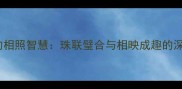 成语中的相照智慧珠联璧合与相映成趣的深层解读