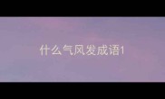 什么气风发成语