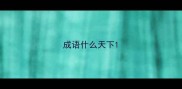 成语什么天下