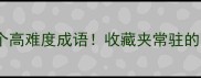 形容百里挑一的10个高难度成语收藏夹常驻的天花板表达法