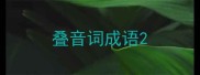 叠音词成语