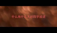 什么地什么天的四字成语