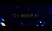 有小麦的成语