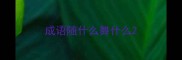 成语随什么舞什么